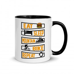 Eat Sleep Bike Repeat - 11oz - Ceramic Mug